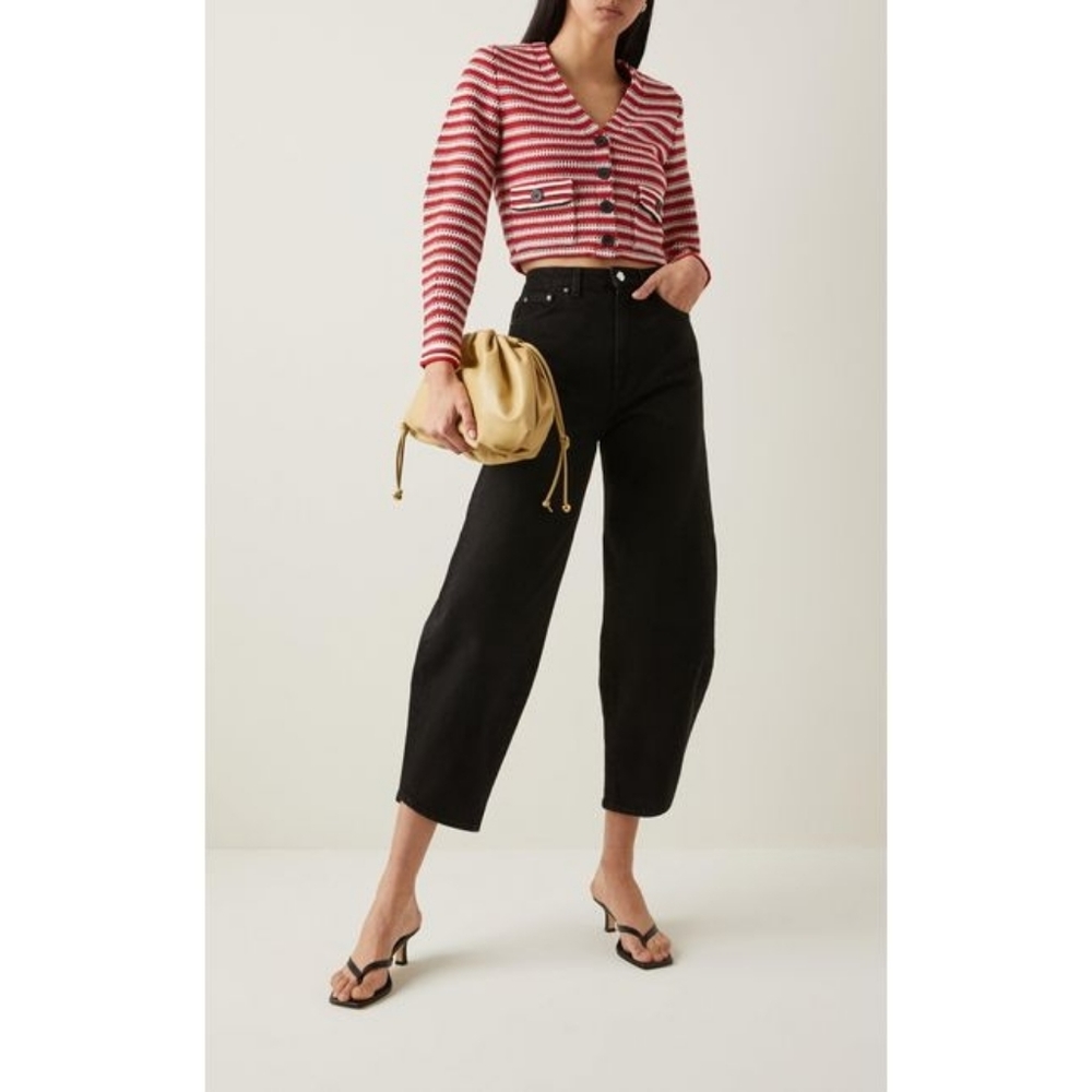 Self-Portrait Striped Cardigan